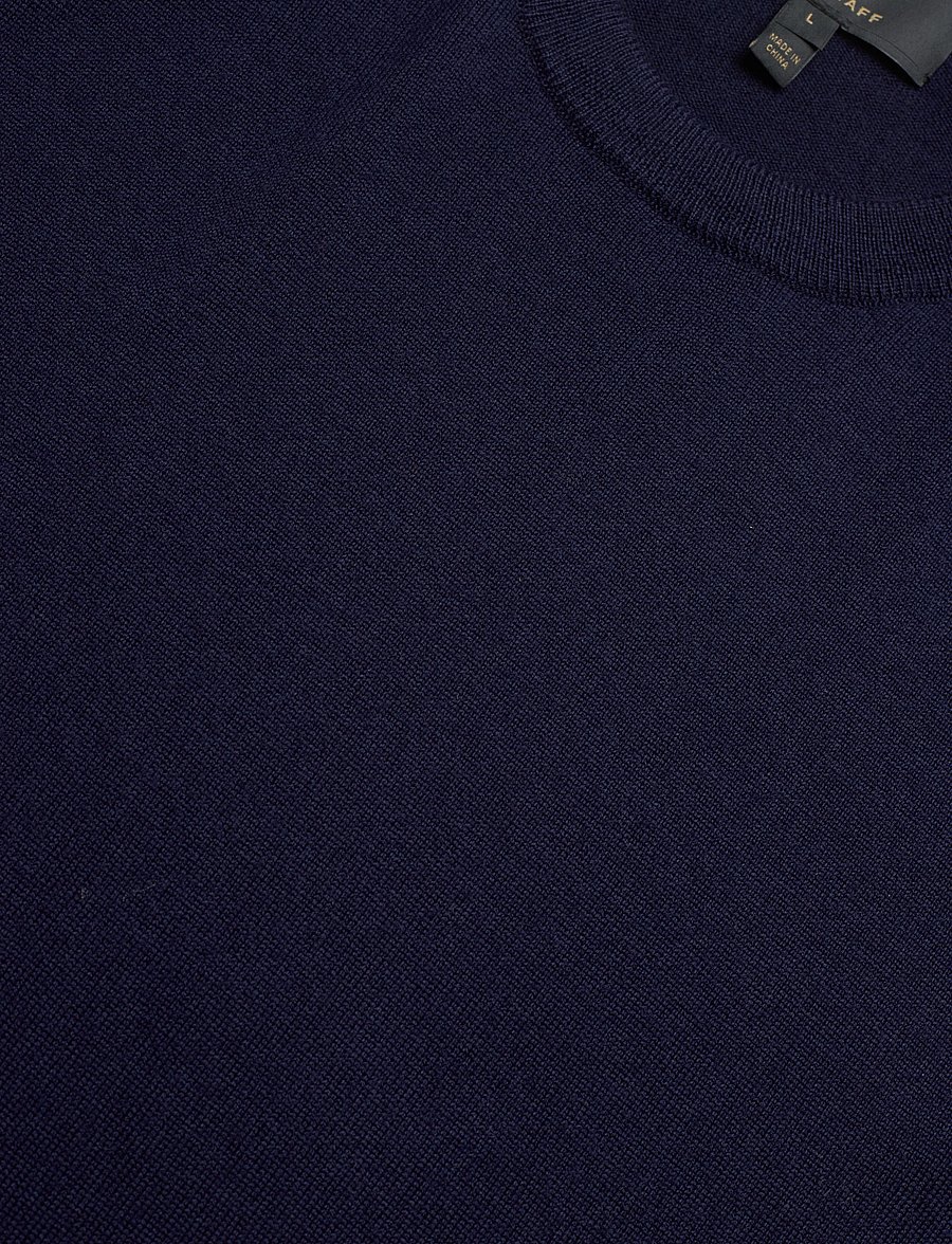 Belstaff - KERRIGAN CREWNECK JUMPER - Ümara kaelusega - washed navy - 2