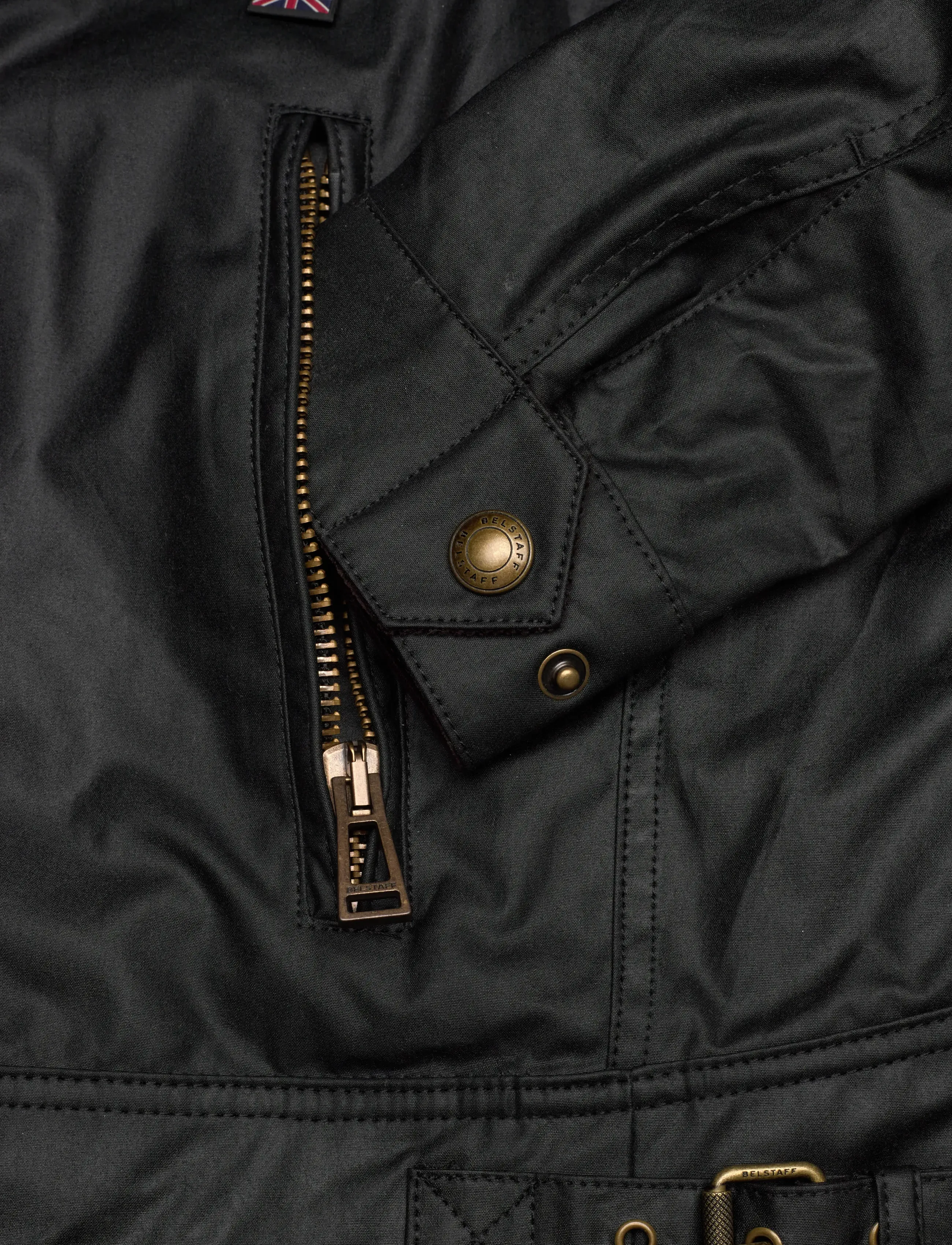 Belstaff - RACEMASTER JACKET Faded Olive - windjassen - black - 3