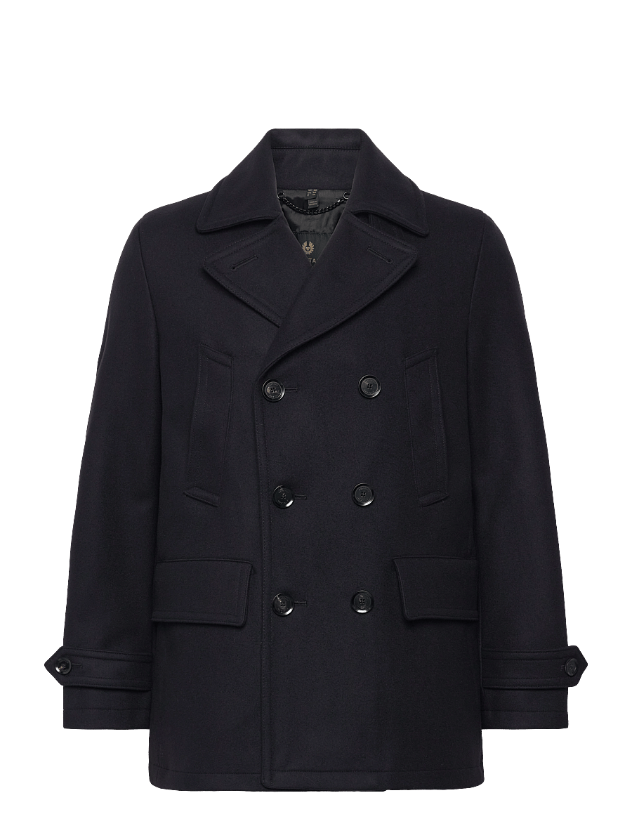 Belstaff - MILFORD PEACOAT Ink Blue - wollmäntel - ink blue - 0