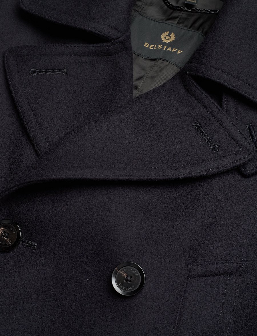 Belstaff - MILFORD PEACOAT Ink Blue - wollmäntel - ink blue - 3