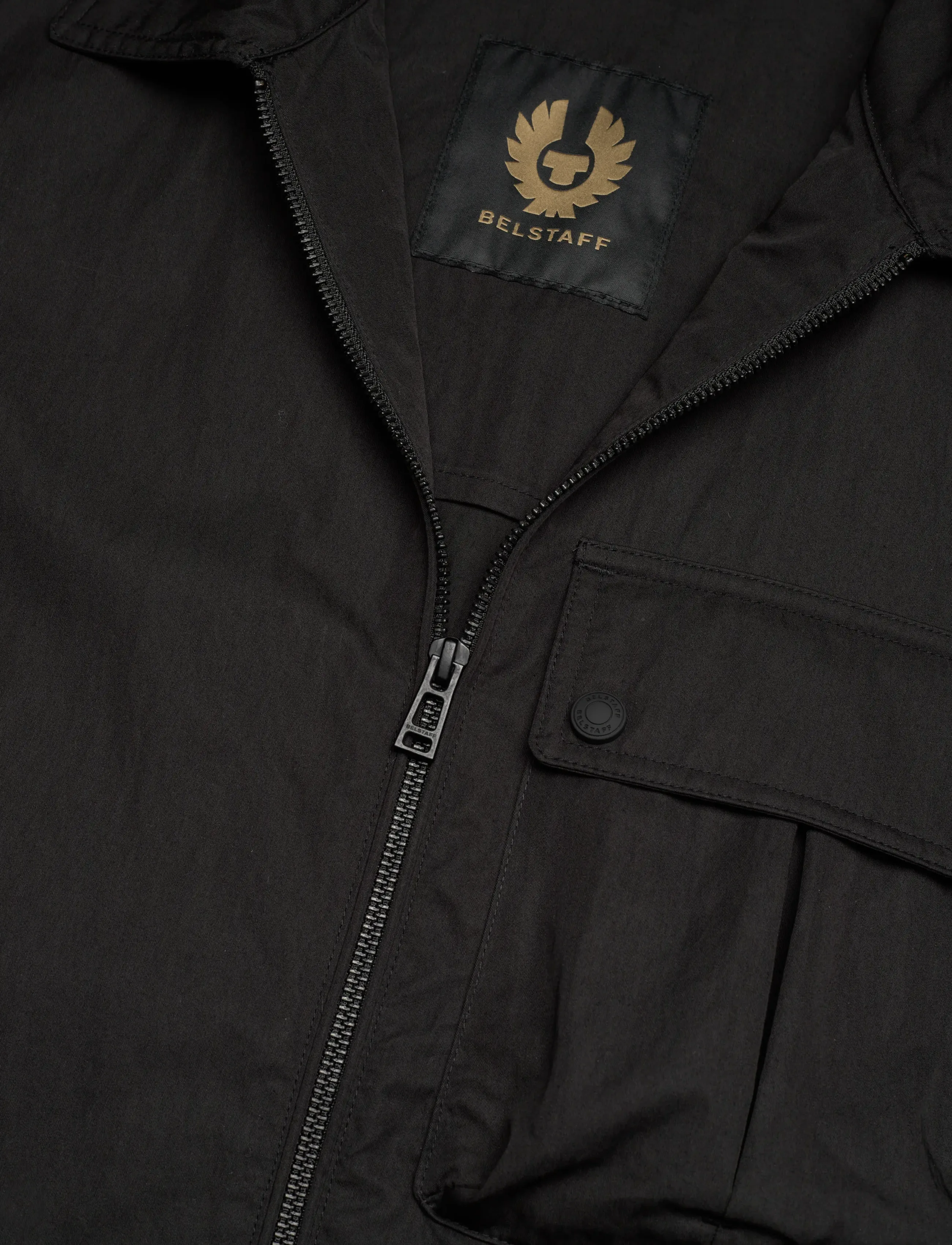 Belstaff - DROME OVERSHIRT - vårjackor - black - 2