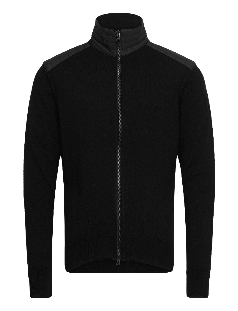 Belstaff - KELBY ZIP CARDIGAN - full zip tröjor - black - 0