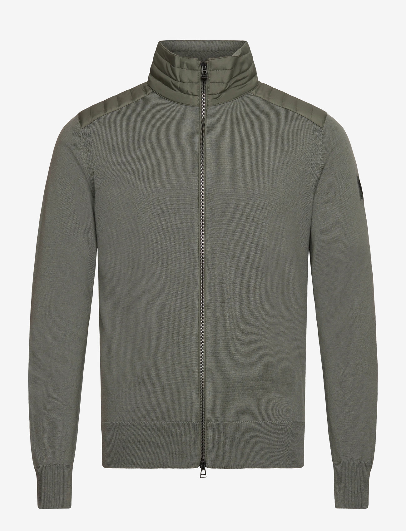 Belstaff - KELBY ZIP CARDIGAN - lukuga džemprid - sage green - 0
