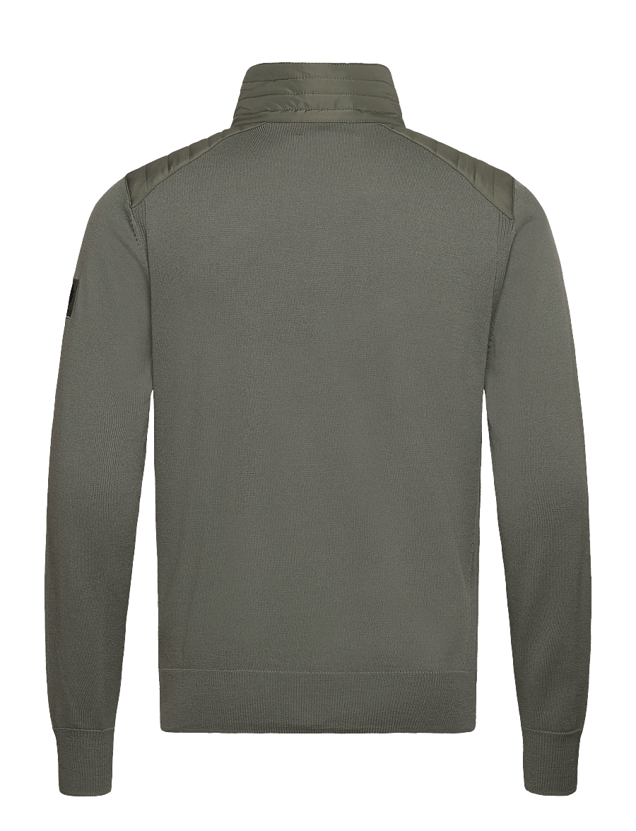 Belstaff - KELBY ZIP CARDIGAN - sage green - 1