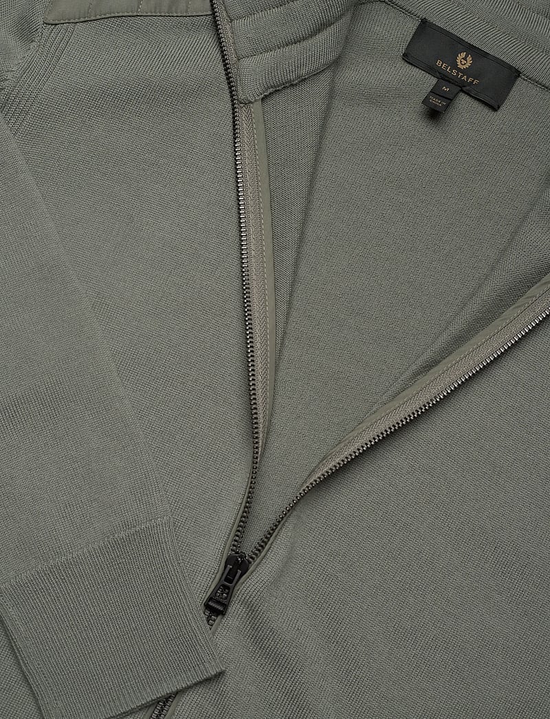 Belstaff - KELBY ZIP CARDIGAN - lukuga džemprid - sage green - 2