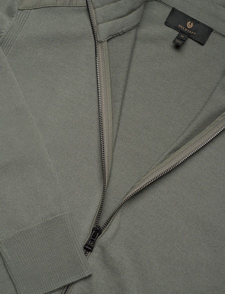 Belstaff - KELBY ZIP CARDIGAN - sage green - 2
