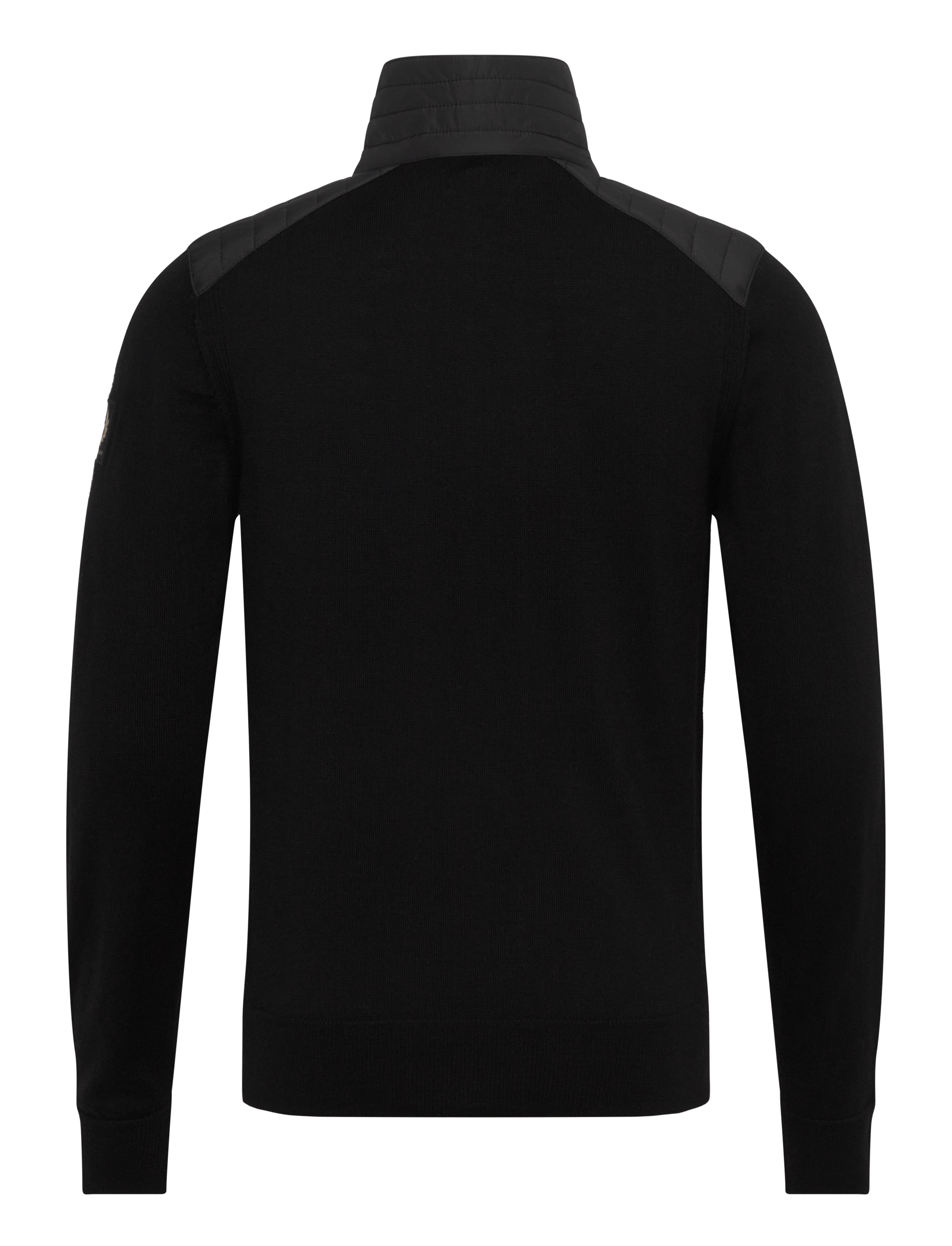 Belstaff - KILMINGTON QUARTER ZIP JUMPER Dark Ink - half zip - black - 2