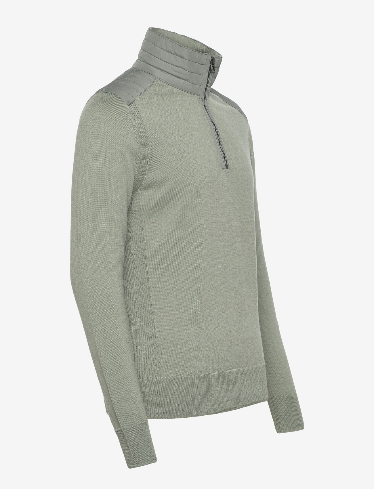 Belstaff - KILMINGTON QUARTER ZIP JUMPER Dark Ink - half zip-trøjer - lichen - 4