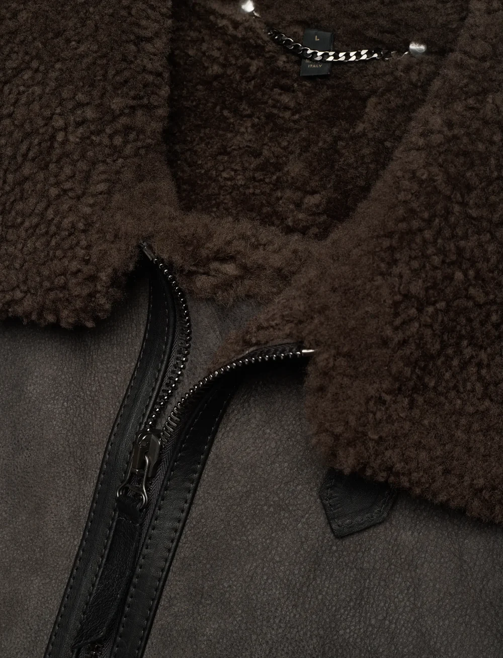 Belstaff - WINTERBROOK JACKET Tornado Grey / Major Brown - leather jackets - tornado grey / major brown - 3