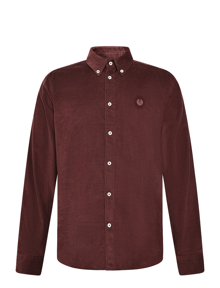 Belstaff - STREET SHIRT Dark Ink - fløjlsskjorter - oxblood - 1