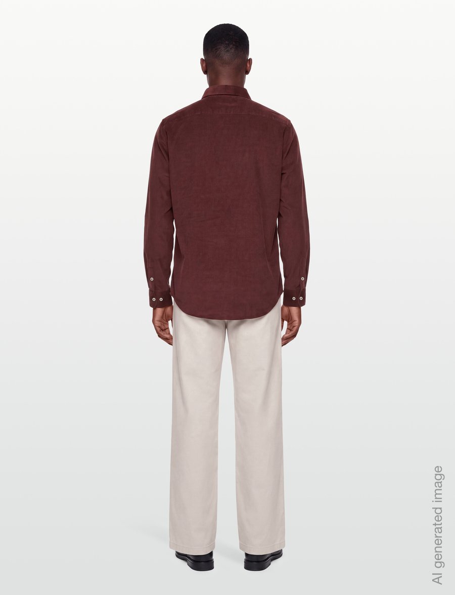 Belstaff - STREET SHIRT Dark Ink - fløjlsskjorter - oxblood - 4