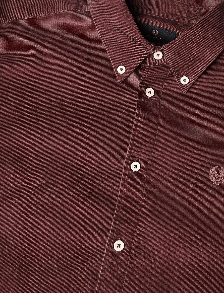 Belstaff - STREET SHIRT Dark Ink - fløjlsskjorter - oxblood - 5