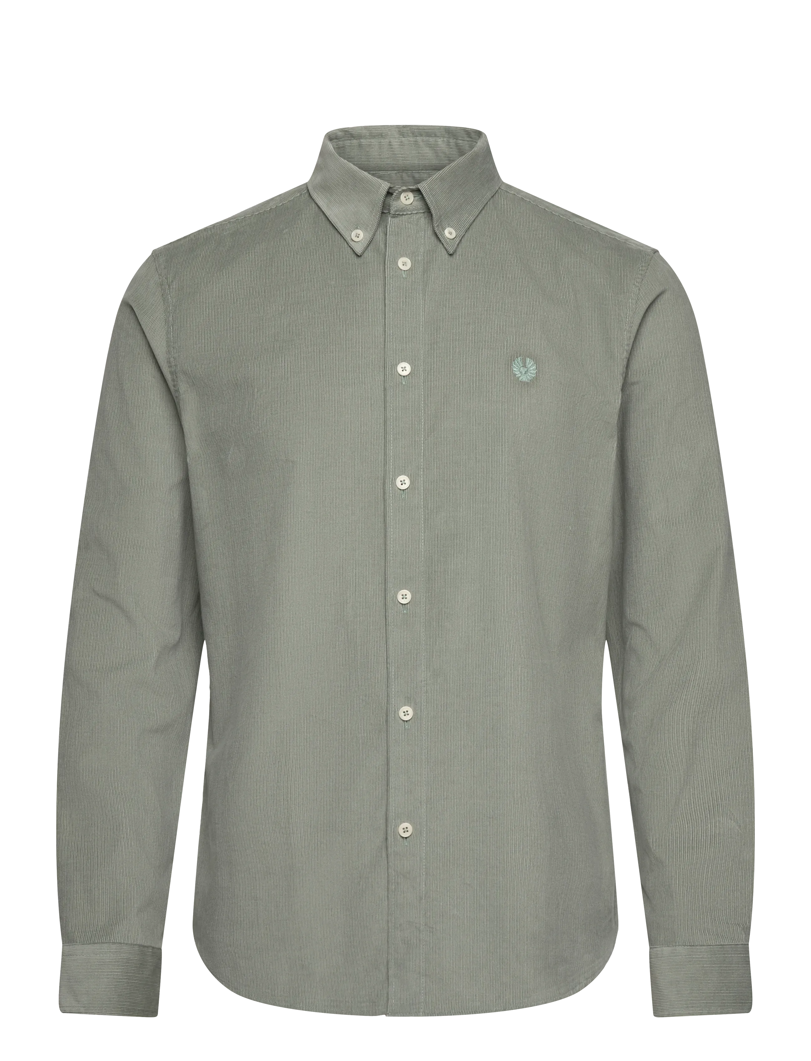 Belstaff Street Shirt Oxblood, S, Green, Shirts > Corduroy Shirts, Herre