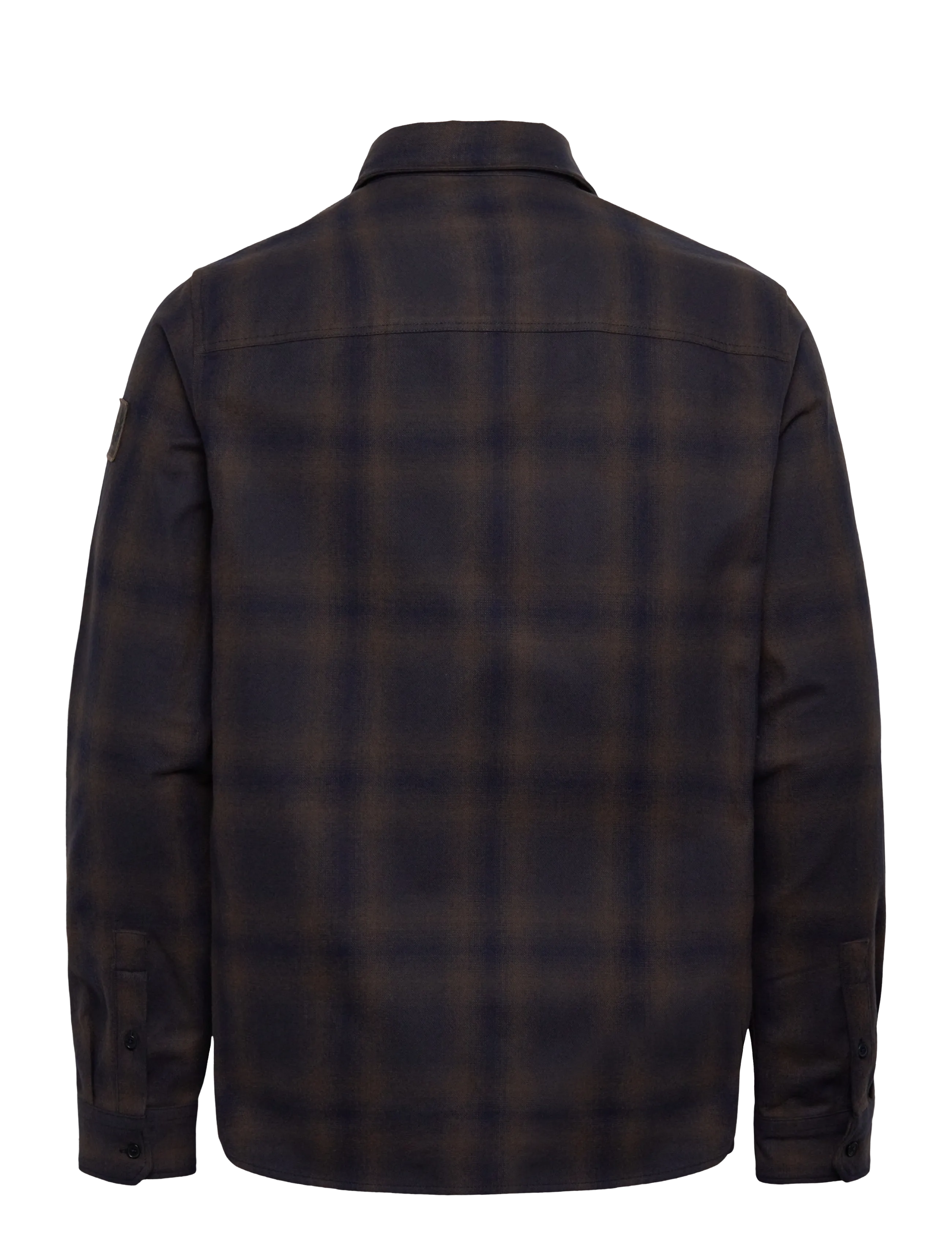 Belstaff - OUTPOST FLANNEL SHIRT - chemises en flanelle - major brown / dark ink / charcoal - 1