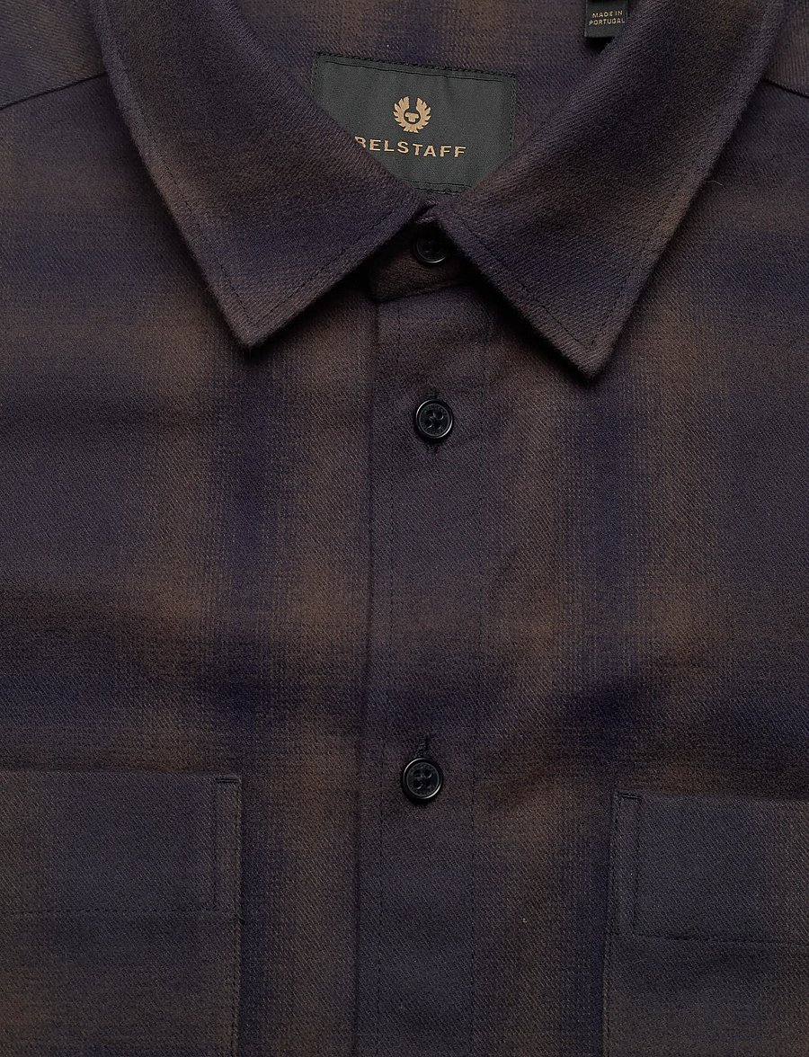Belstaff - OUTPOST FLANNEL SHIRT - flanell-hemden - major brown / dark ink / charcoal - 2