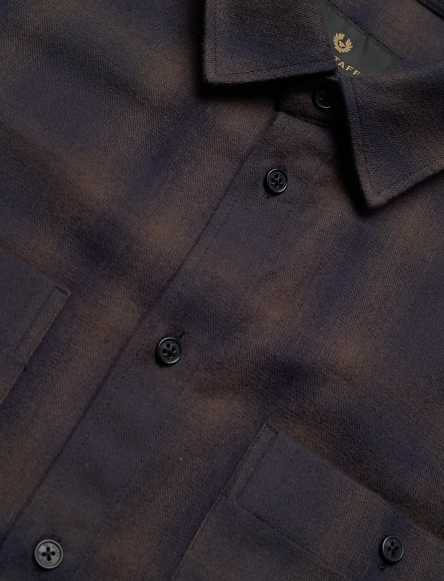 Belstaff - OUTPOST FLANNEL SHIRT - flanell-hemden - major brown / dark ink / charcoal - 3