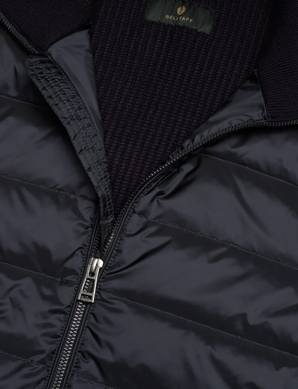 Belstaff - CIRCUITEER CARDIGAN - vatteraðir jakkar - dark ink - 2