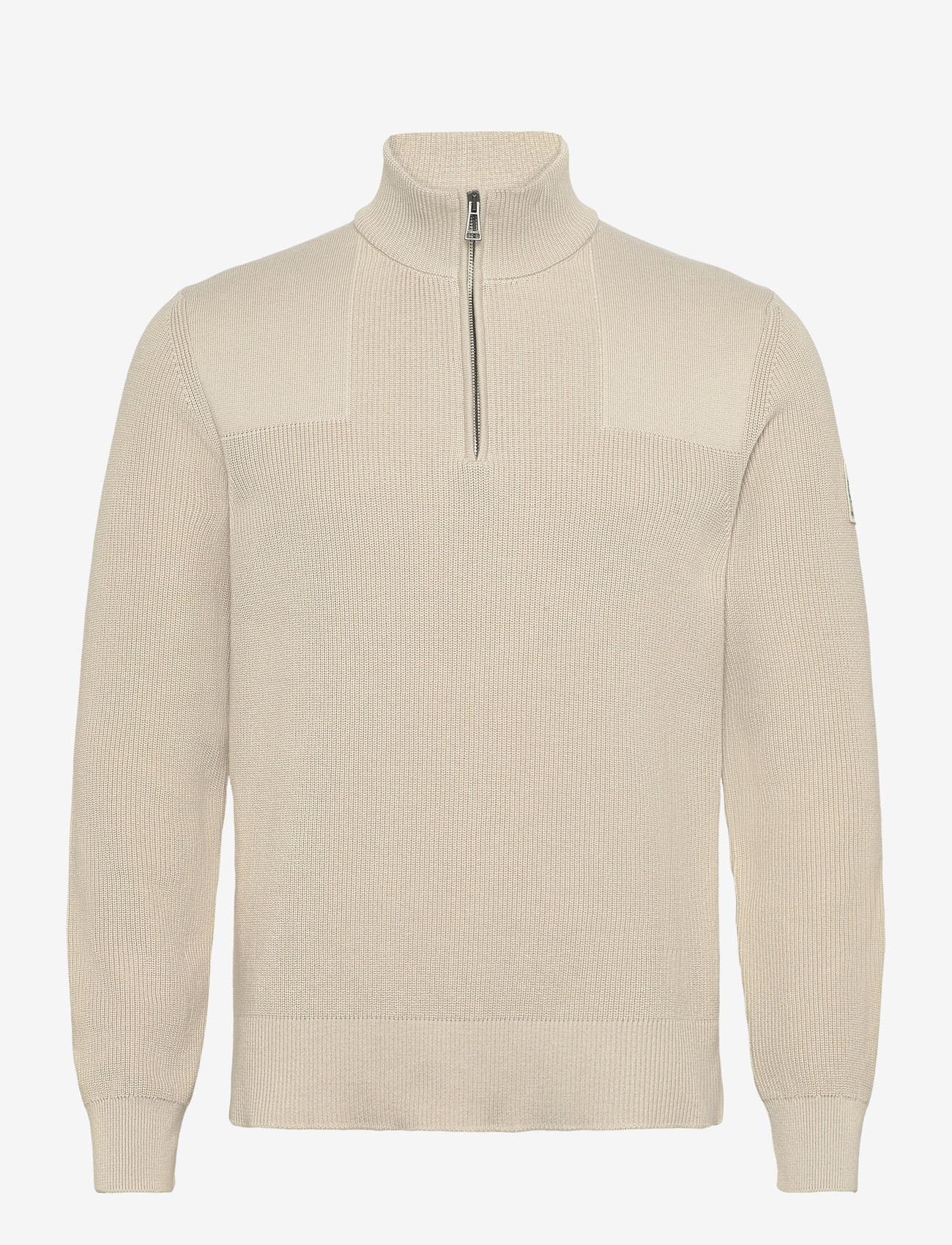 Belstaff - COMMANDER QUARTER ZIP JUMPER Silver Birch - truien met halve rits - silver birch - 1