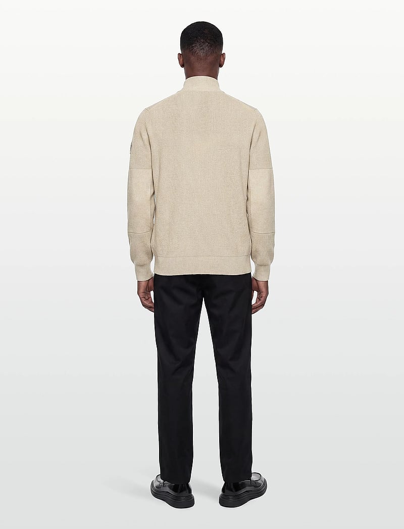 Belstaff - COMMANDER QUARTER ZIP JUMPER Silver Birch - truien met halve rits - silver birch - 5