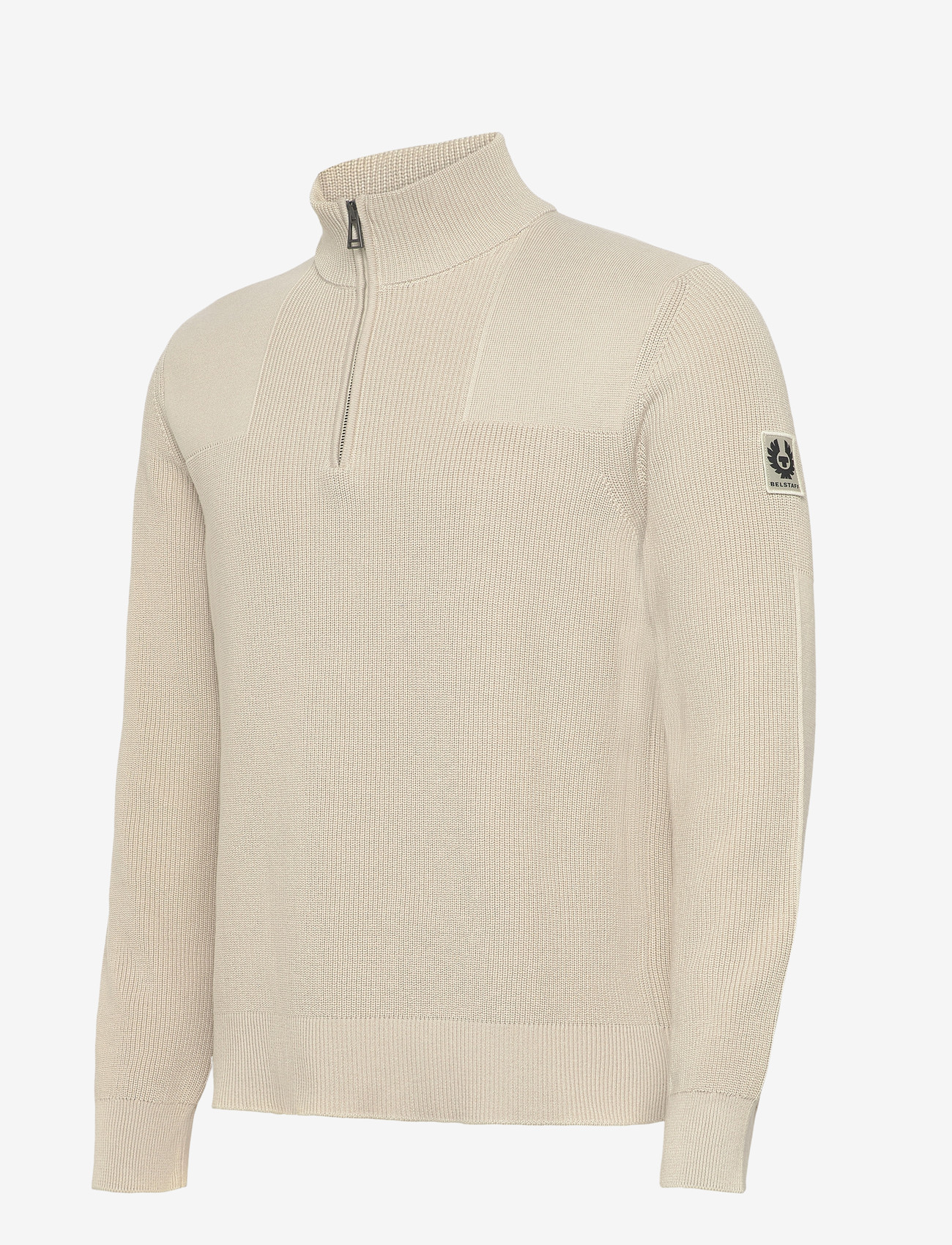 Belstaff - COMMANDER QUARTER ZIP JUMPER Silver Birch - truien met halve rits - silver birch - 3