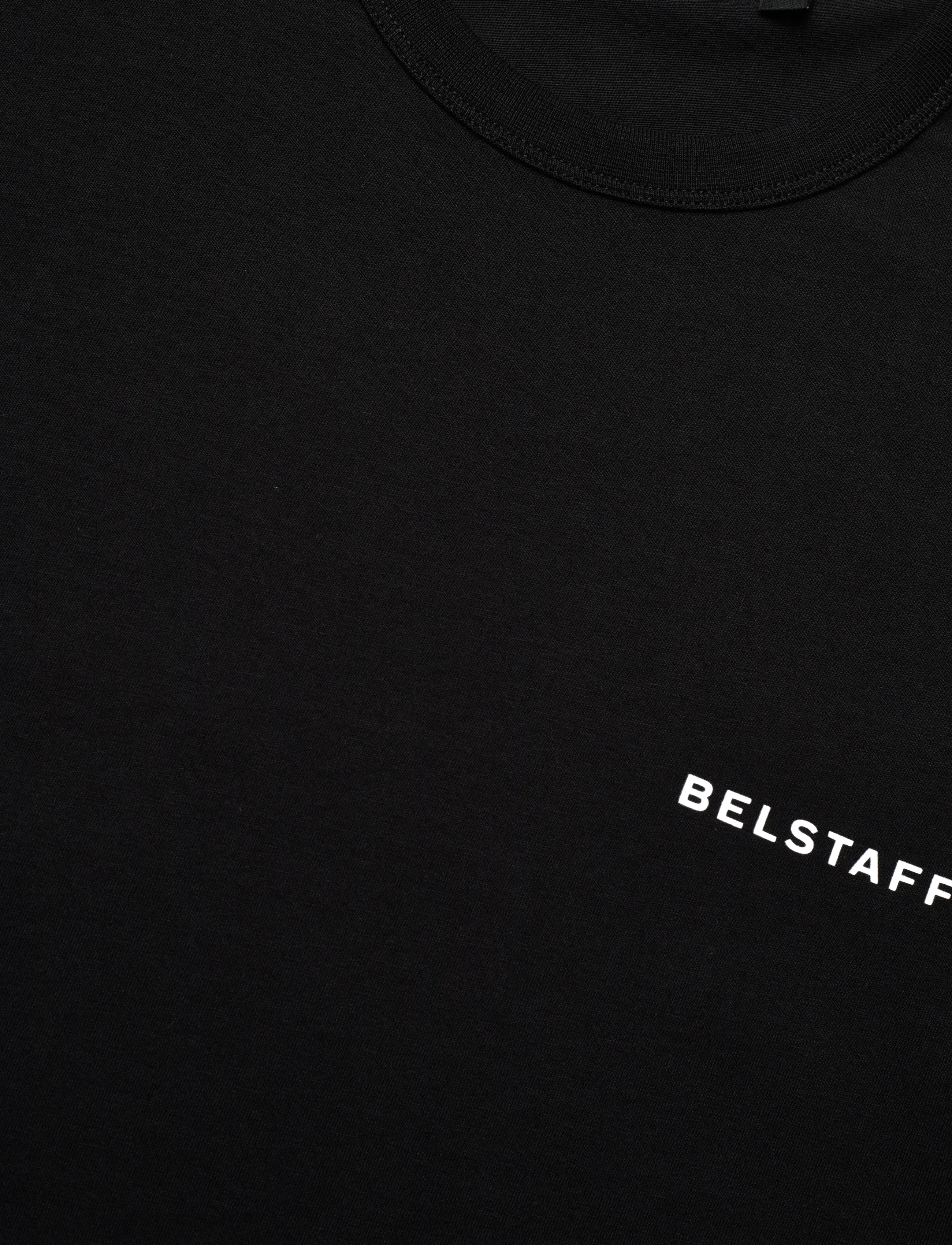 Belstaff - BORDER T-SHIRT Black - kortermede t-skjorter - black - 2