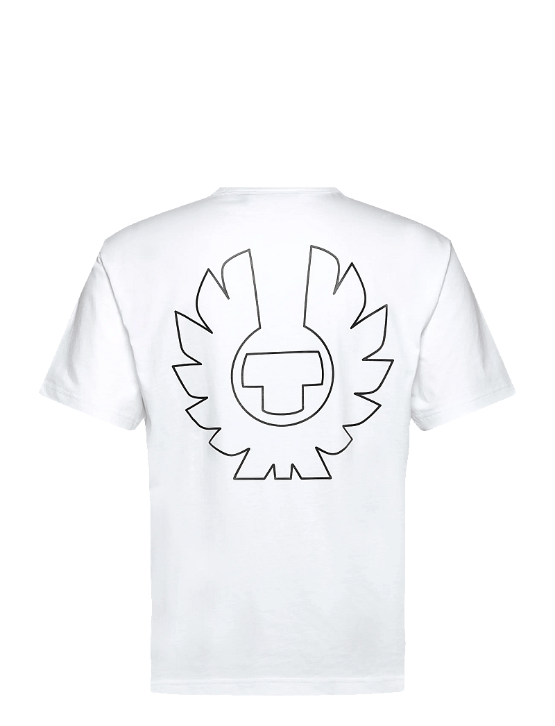 Belstaff - BORDER T-SHIRT White - kortærmede t-shirts - white - 1