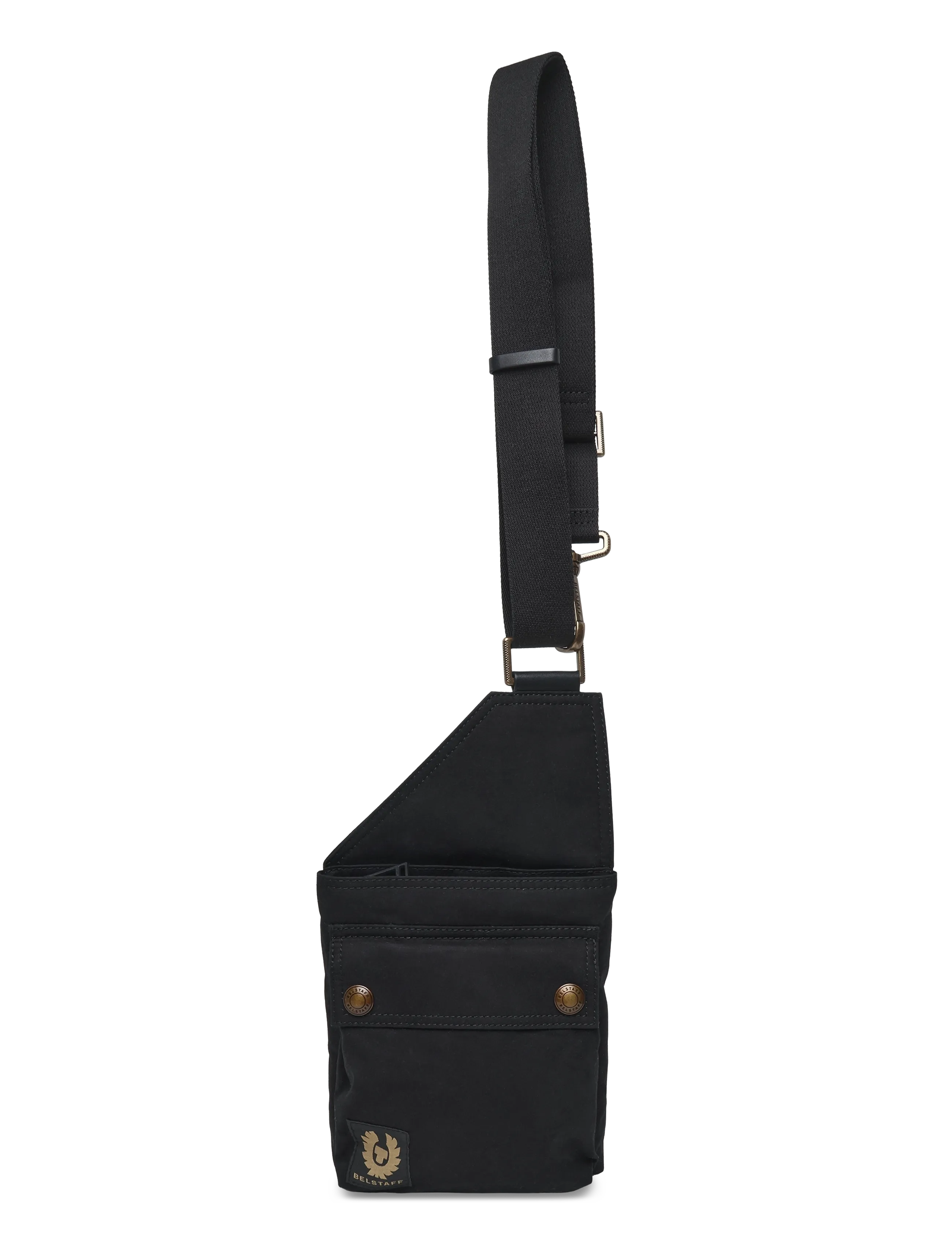 Belstaff TRIALMASTER CROSSBODY BAG Black - Väskor - BLACK / black