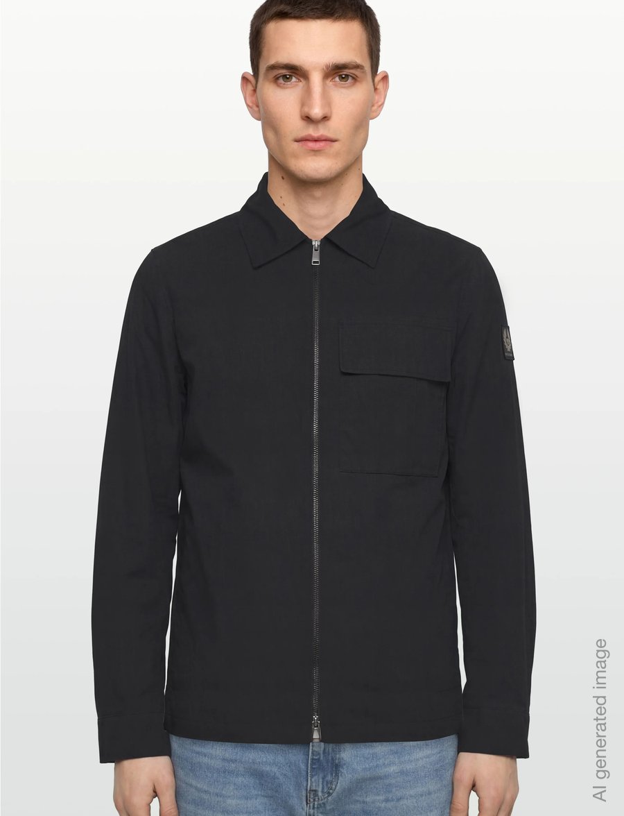 Belstaff - CARGO OVERSHIRT Black - overshirts - black - 3