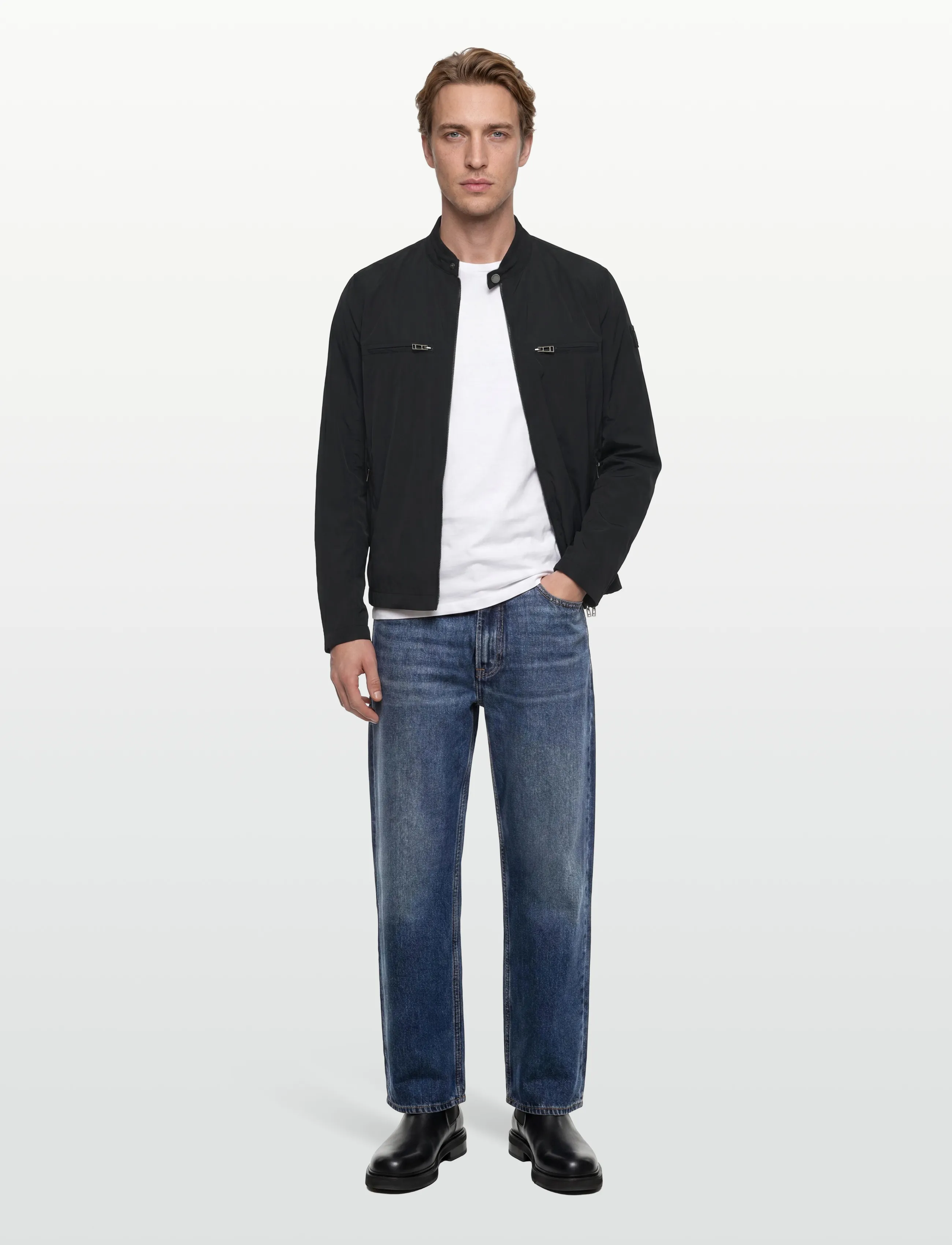 Belstaff Grid Jacket Black, XL, Black, Jakker > Lette Jakker, Herre
