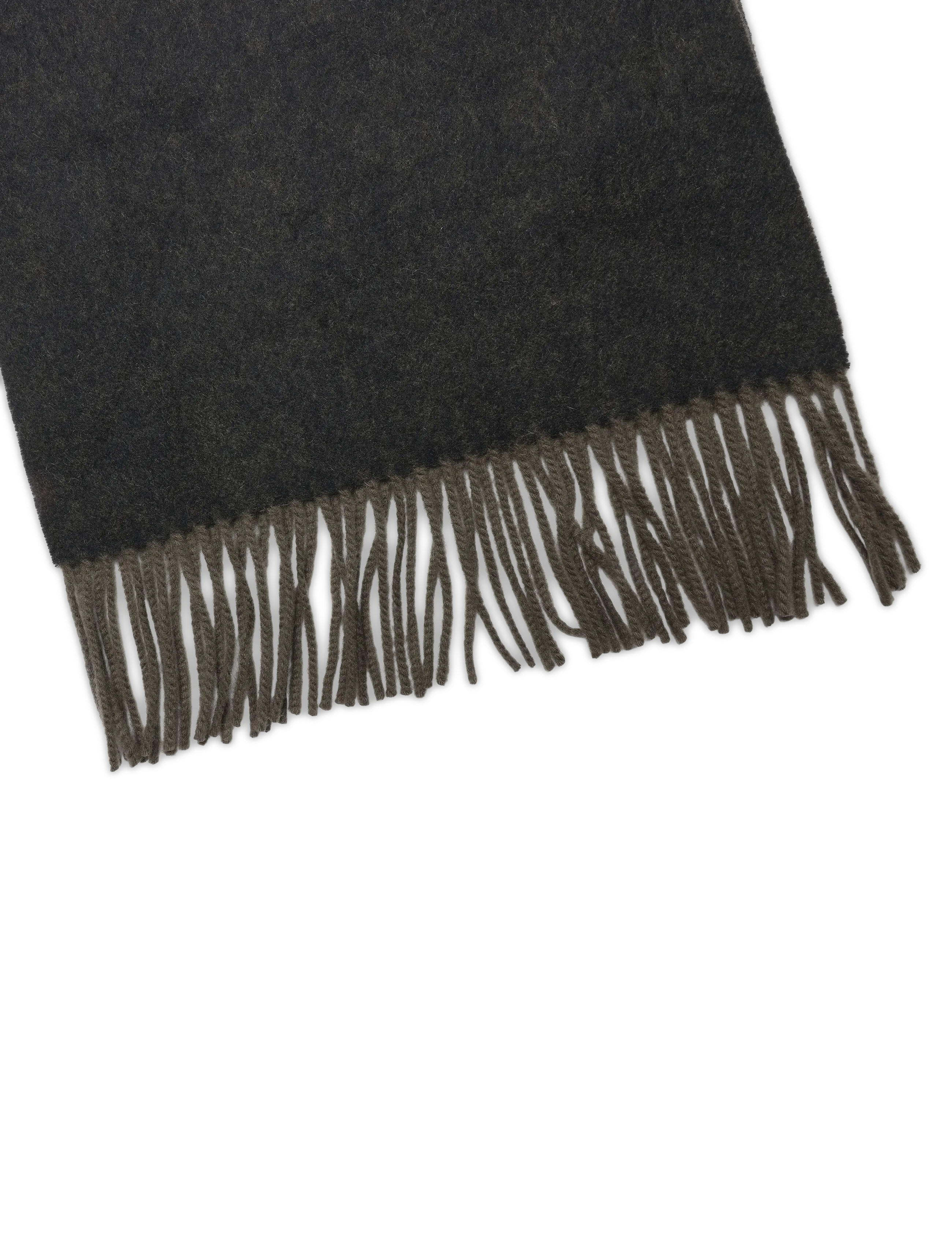 Belstaff - LOGO SCARF Black / Olive Green - halstørklæder - black / olive green - 2
