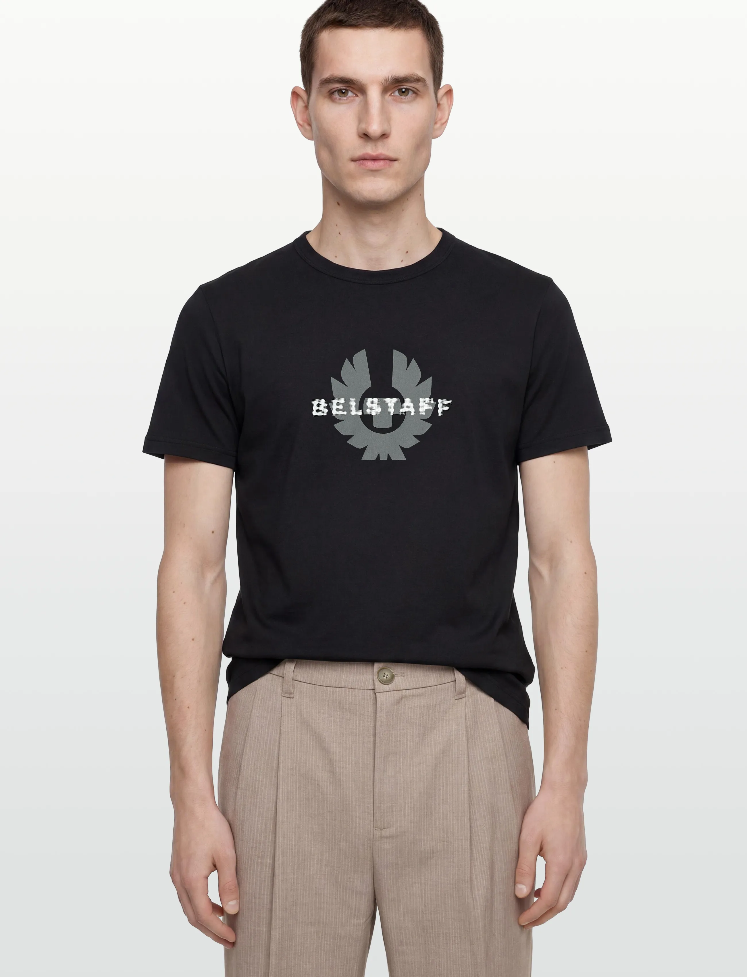 Belstaff - Surface T-Shirt Black - lühikeste varrukatega t-särgid - black - 3