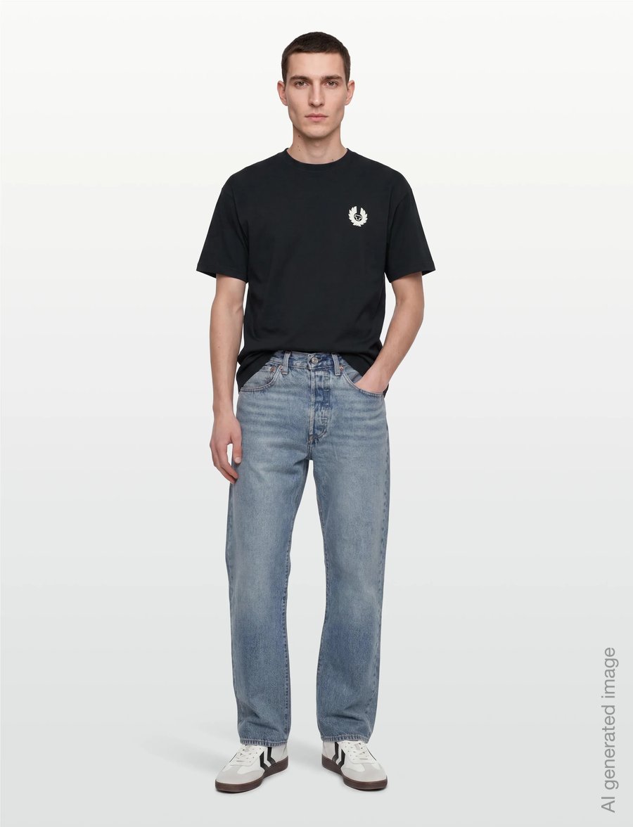 Belstaff - COMPETITION T-SHIRT Black - lühikeste varrukatega t-särgid - black - 0