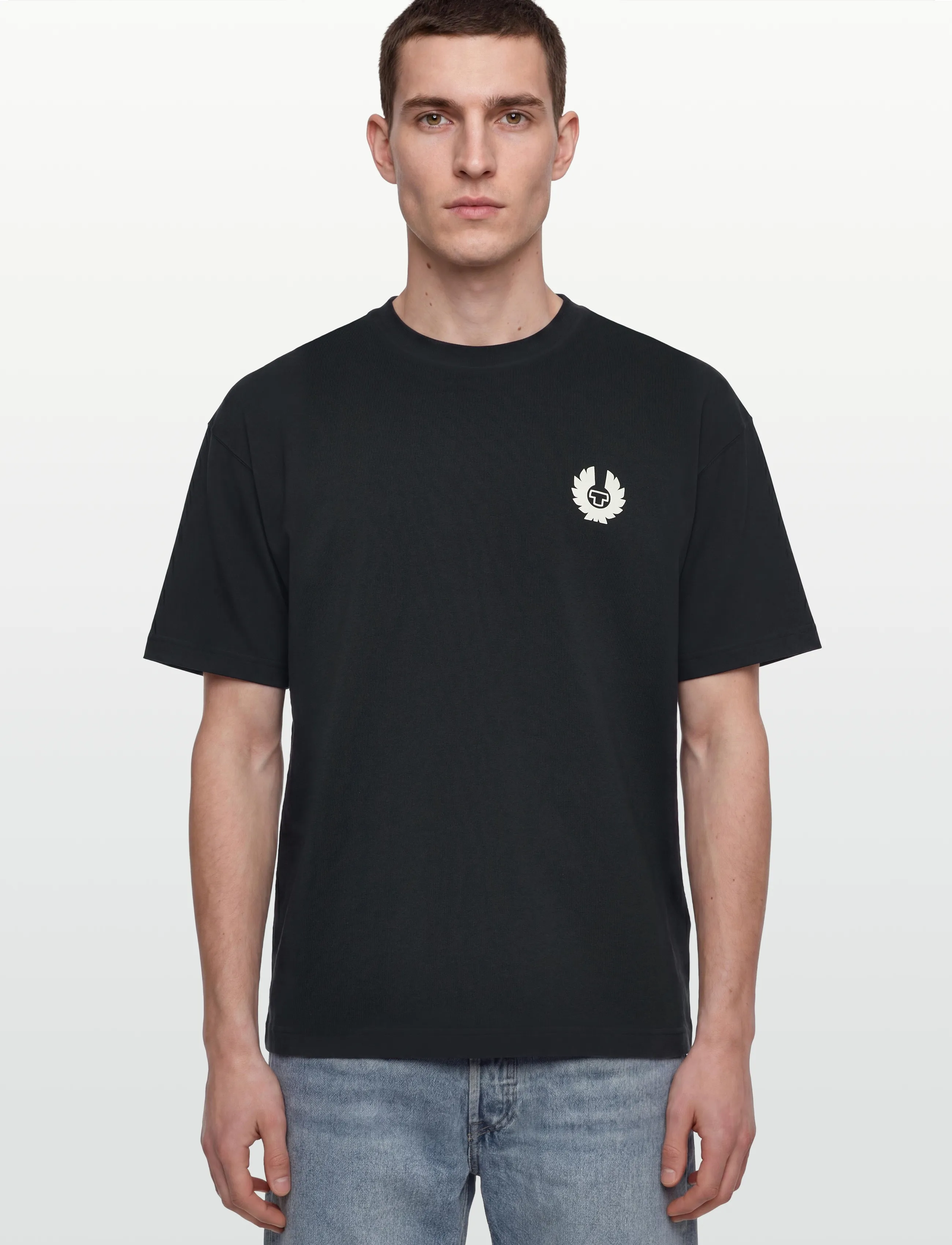 Belstaff - COMPETITION T-SHIRT Black - kortärmade t-shirts - black - 3