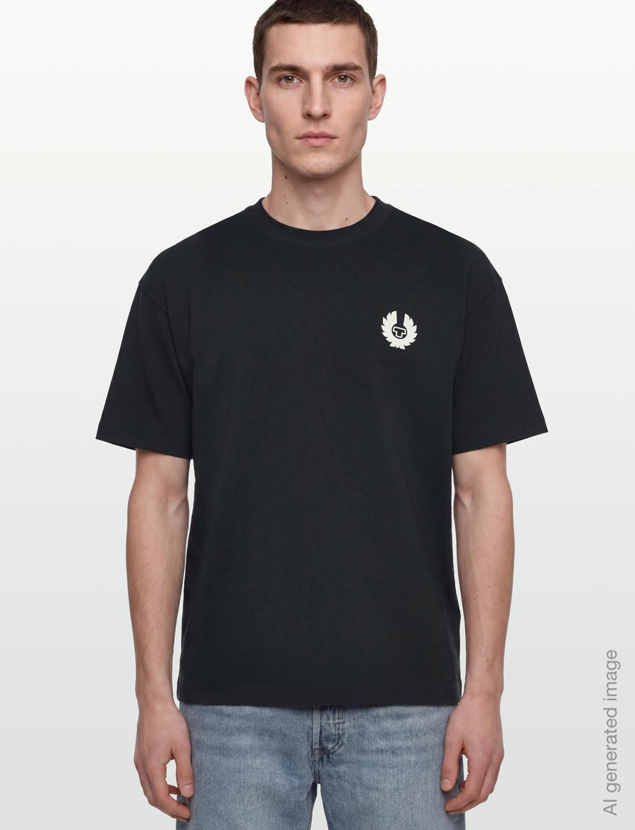 Belstaff - COMPETITION T-SHIRT Black - lühikeste varrukatega t-särgid - black - 3