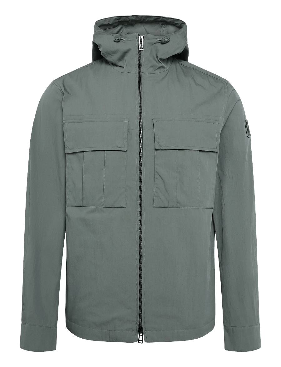 Belstaff - CONTAINER OVERSHIRT Fatigue Green - höstjackor - atlantic grey - 1