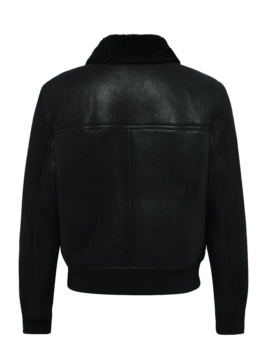 Belstaff - NORTHWIND SHEARLING JACKET Dark Maple Brown - kevadjoped - black - 2