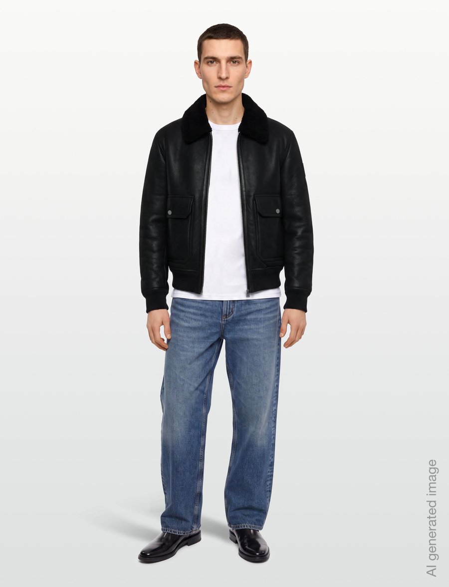 Belstaff - NORTHWIND SHEARLING JACKET Dark Maple Brown - kevadjoped - black - 0