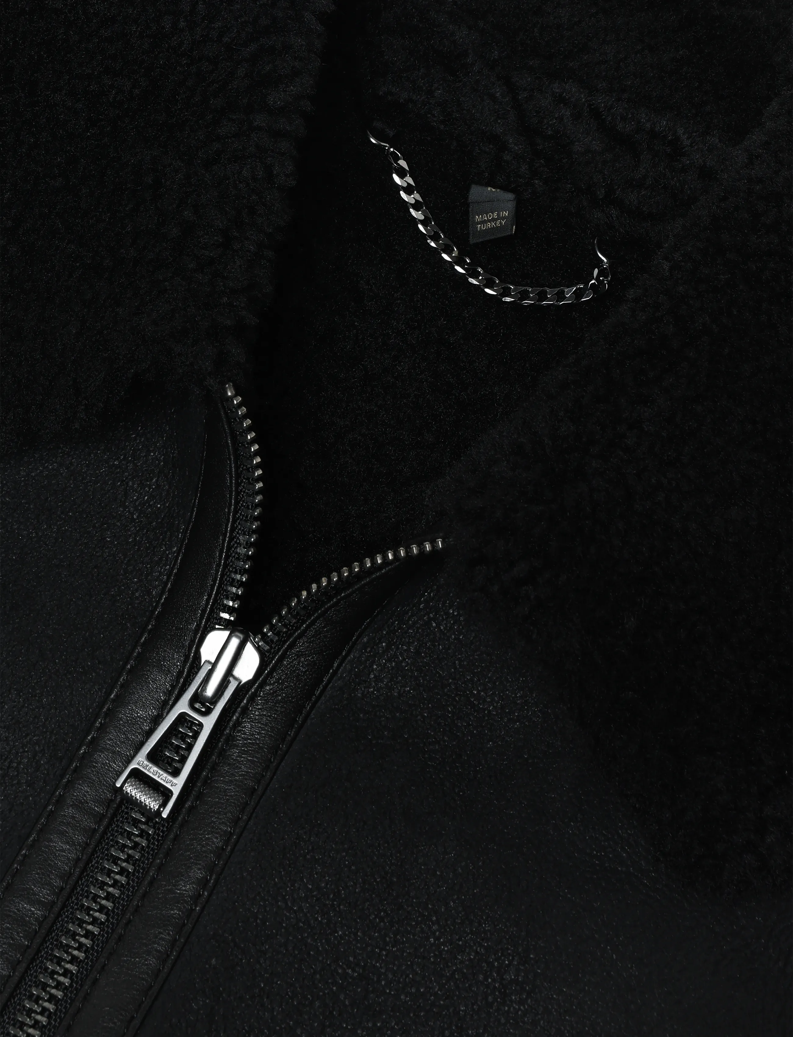 Belstaff - NORTHWIND SHEARLING JACKET Dark Maple Brown - kevadjoped - black - 5