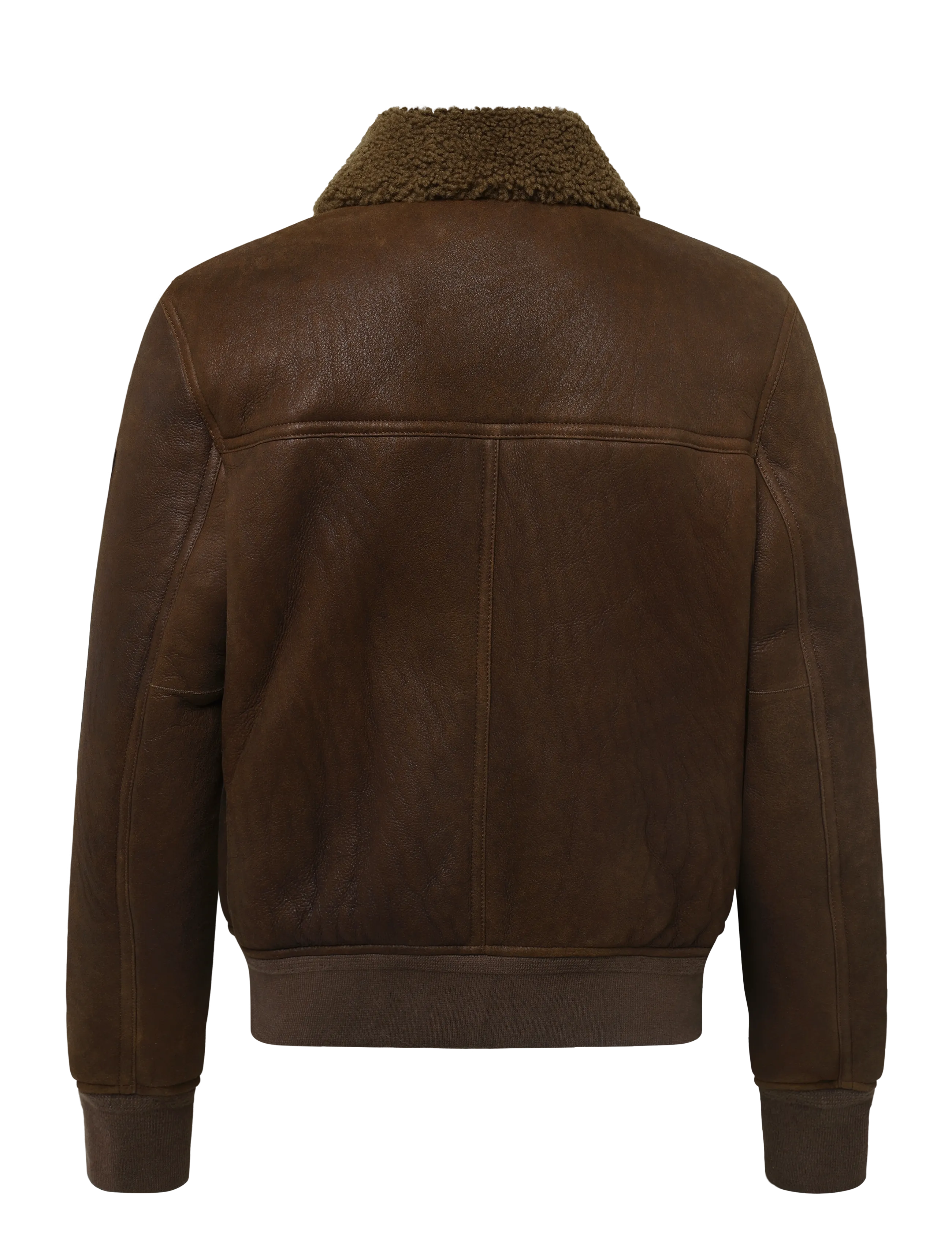 Belstaff - NORTHWIND SHEARLING JACKET Dark Maple Brown - vårjackor - dark maple brown - 1