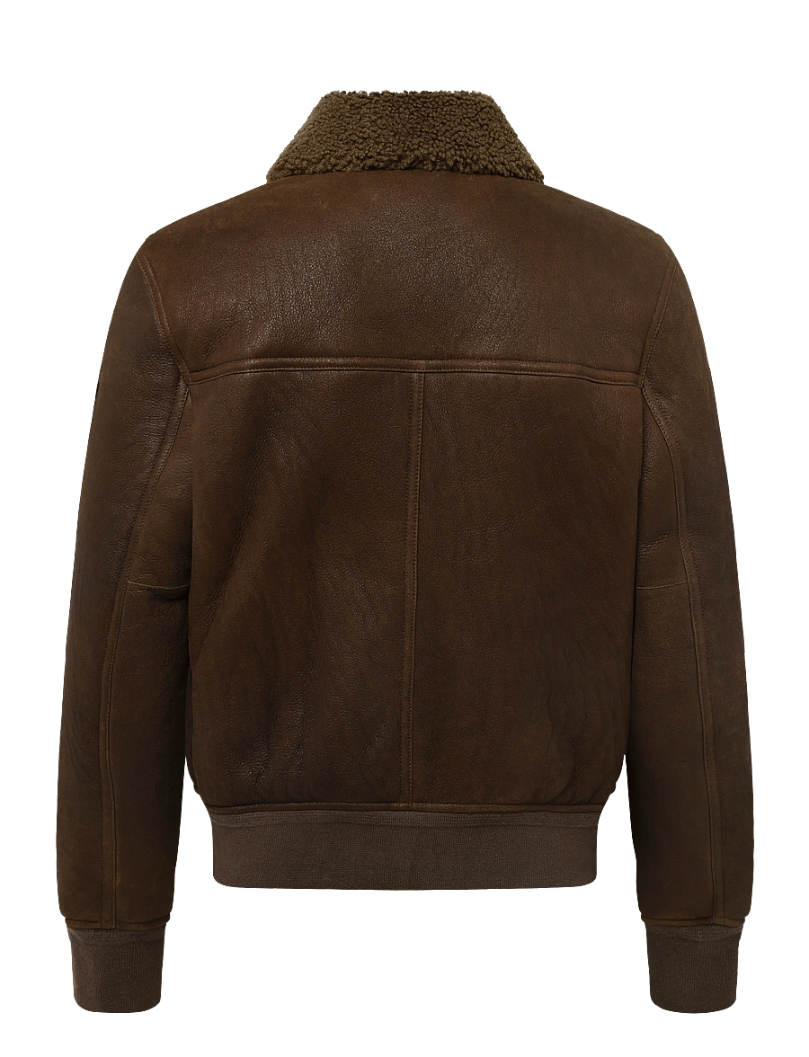 Belstaff - NORTHWIND SHEARLING JACKET Dark Maple Brown - frühlingsjacken - dark maple brown - 1