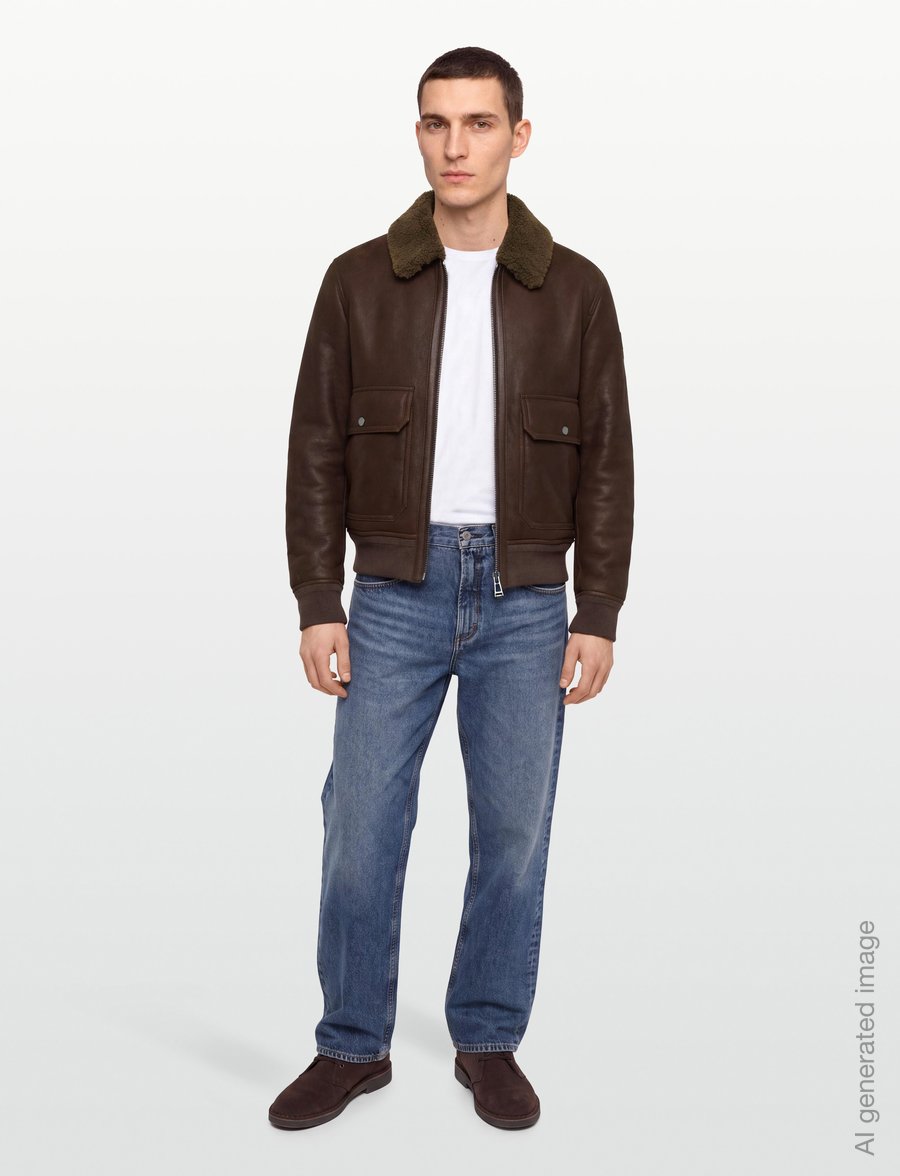 Belstaff - NORTHWIND SHEARLING JACKET Dark Maple Brown - frühlingsjacken - dark maple brown - 0