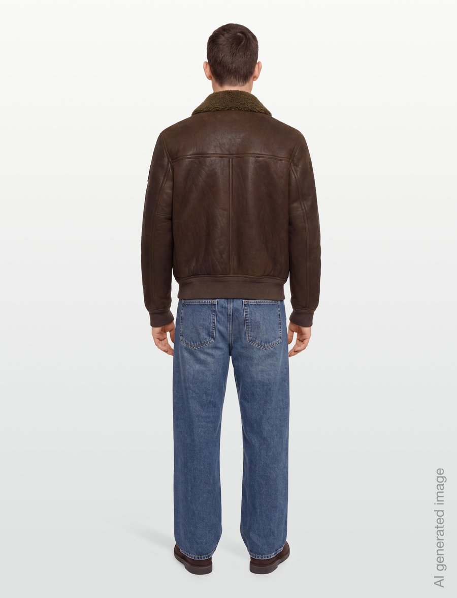 Belstaff - NORTHWIND SHEARLING JACKET Dark Maple Brown - frühlingsjacken - dark maple brown - 4