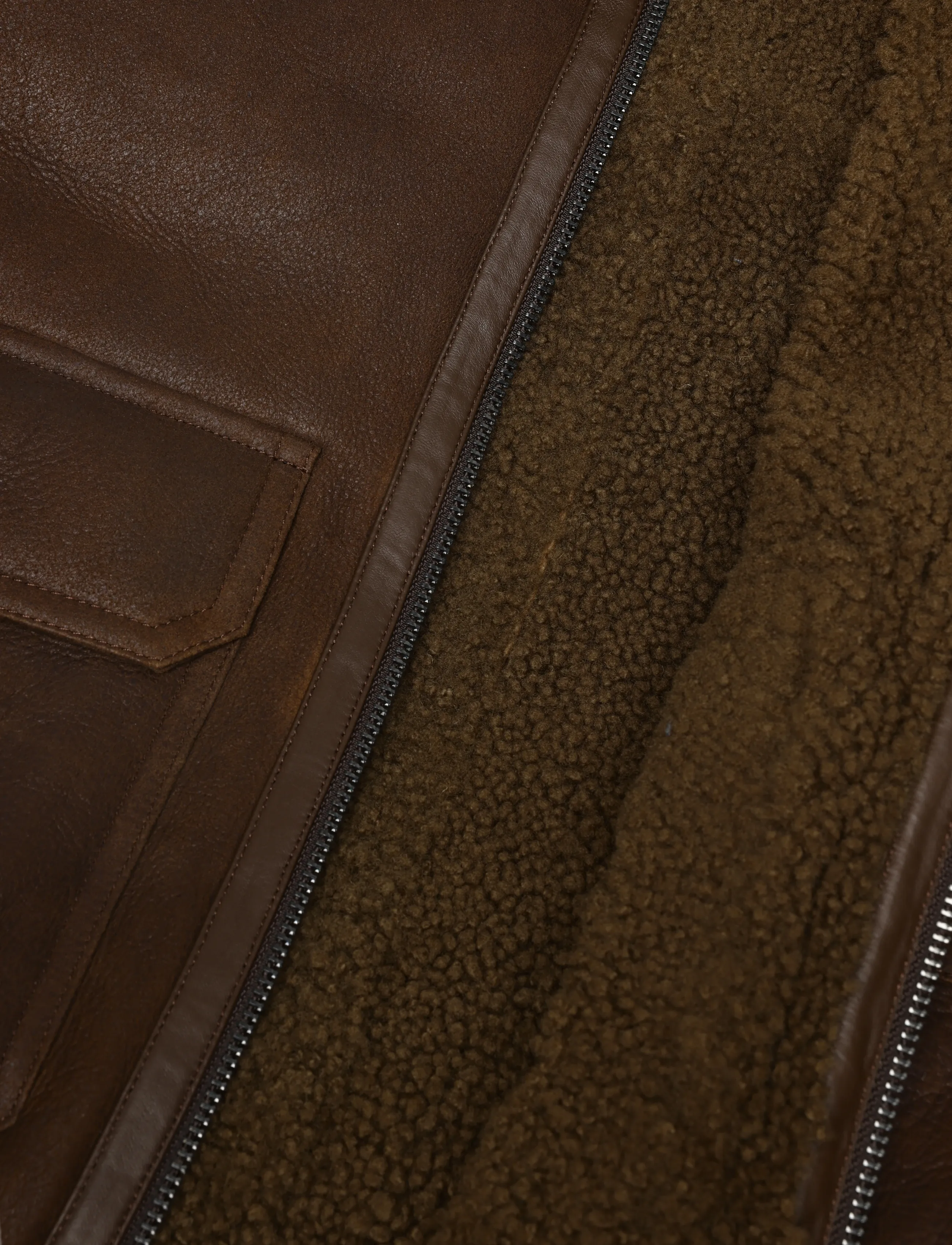 Belstaff - NORTHWIND SHEARLING JACKET Dark Maple Brown - vårjackor - dark maple brown - 4