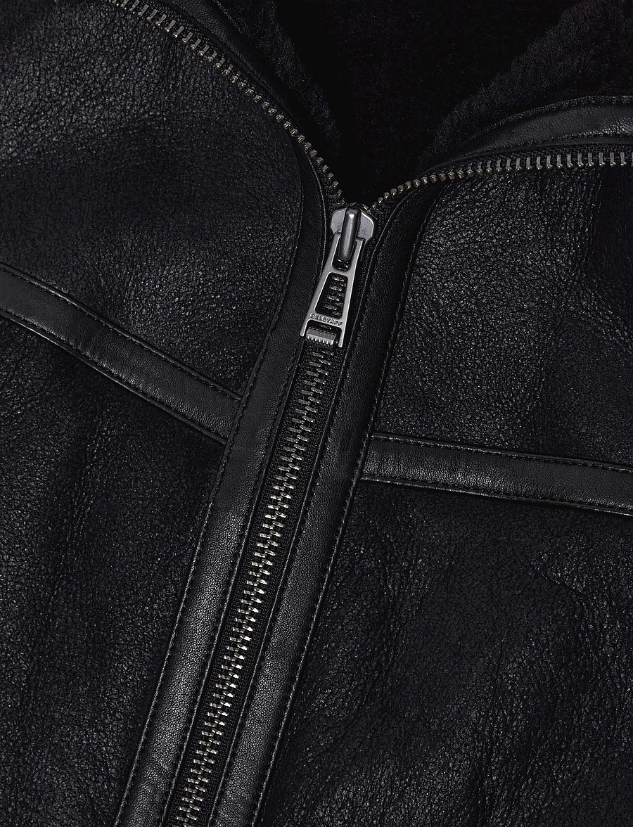 Belstaff - HIGHLAND SHEARLING JACKET Black - herbstjacken - black - 3