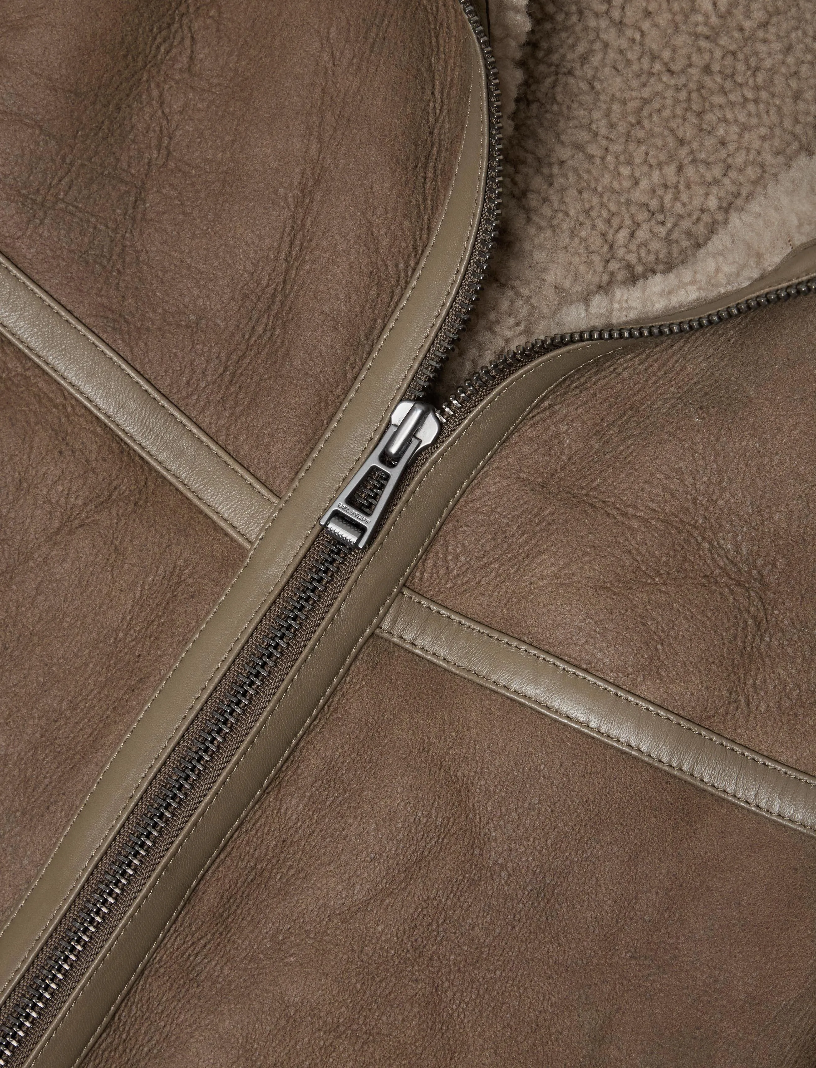 Belstaff - HIGHLAND SHEARLING JACKET Dark Dusty Taupe - fall jackets - dark dusty taupe - 3