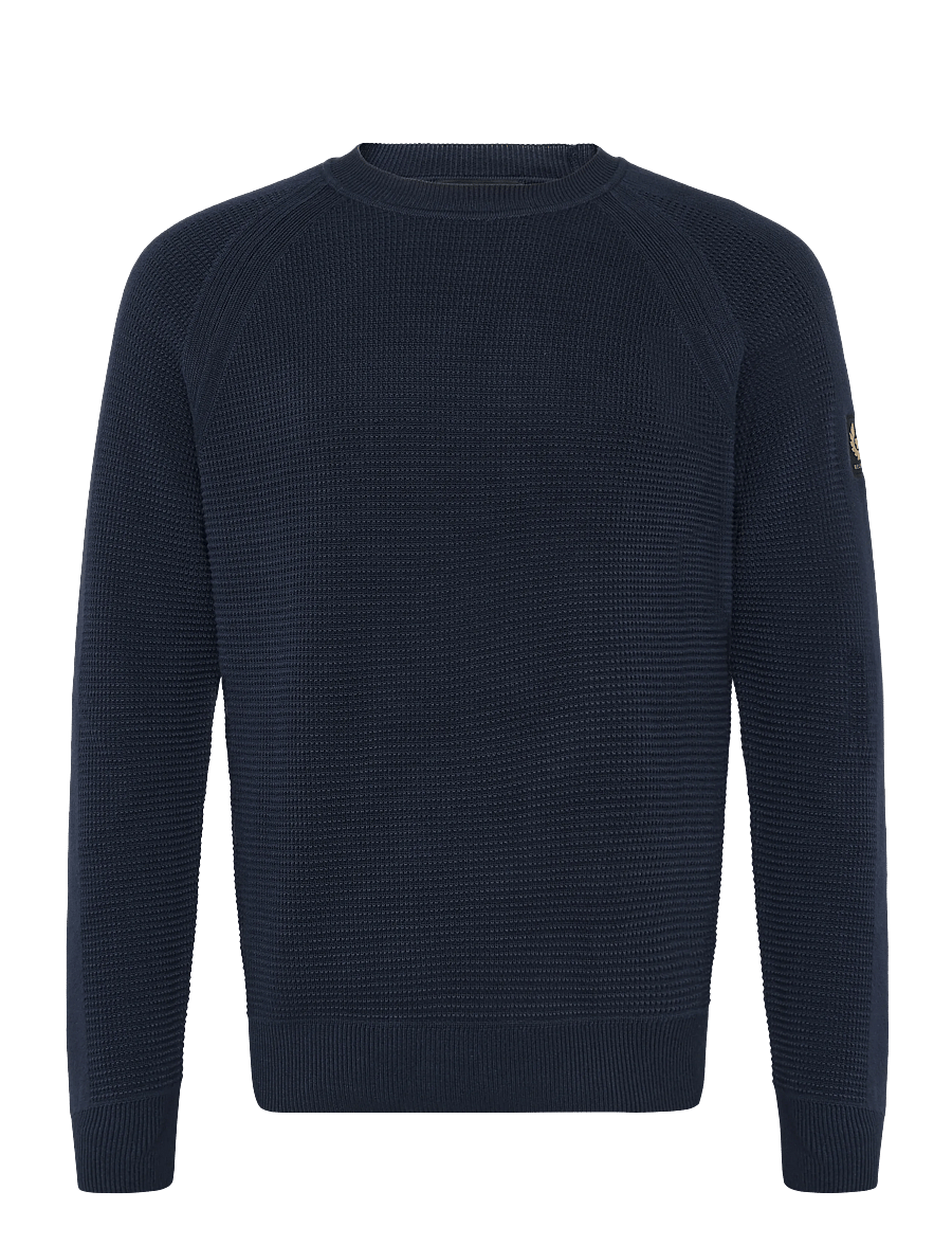 Belstaff - BRADWELL CREWNECK COTTON Dark Ink - rundhals - dark ink - 1