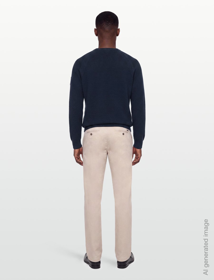 Belstaff - BRADWELL CREWNECK COTTON Dark Ink - rundhals - dark ink - 4