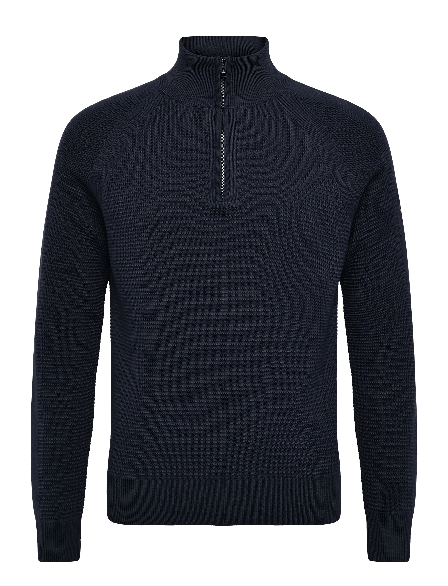 Belstaff - BRADWELL Q ZIP COTTON Dark Ink - dark ink - 1