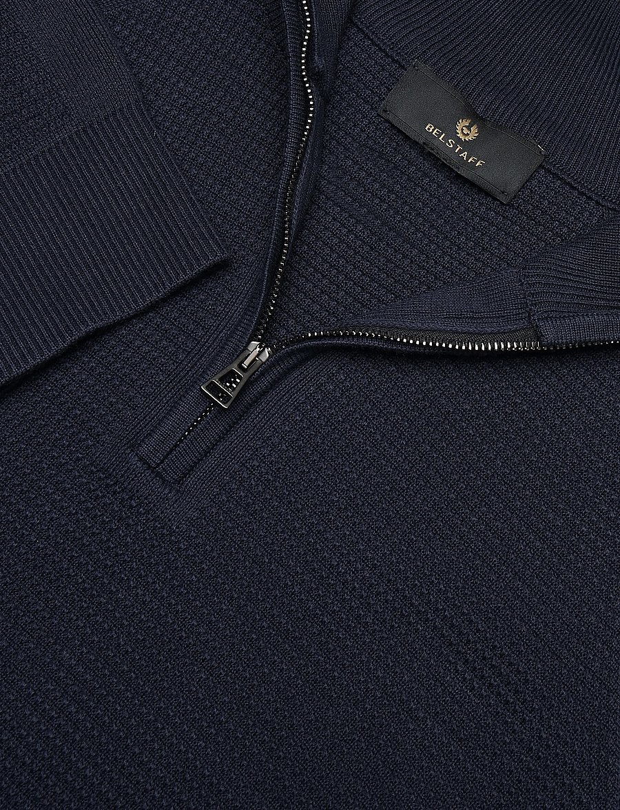 Belstaff - BRADWELL Q ZIP COTTON Dark Ink - dark ink - 5