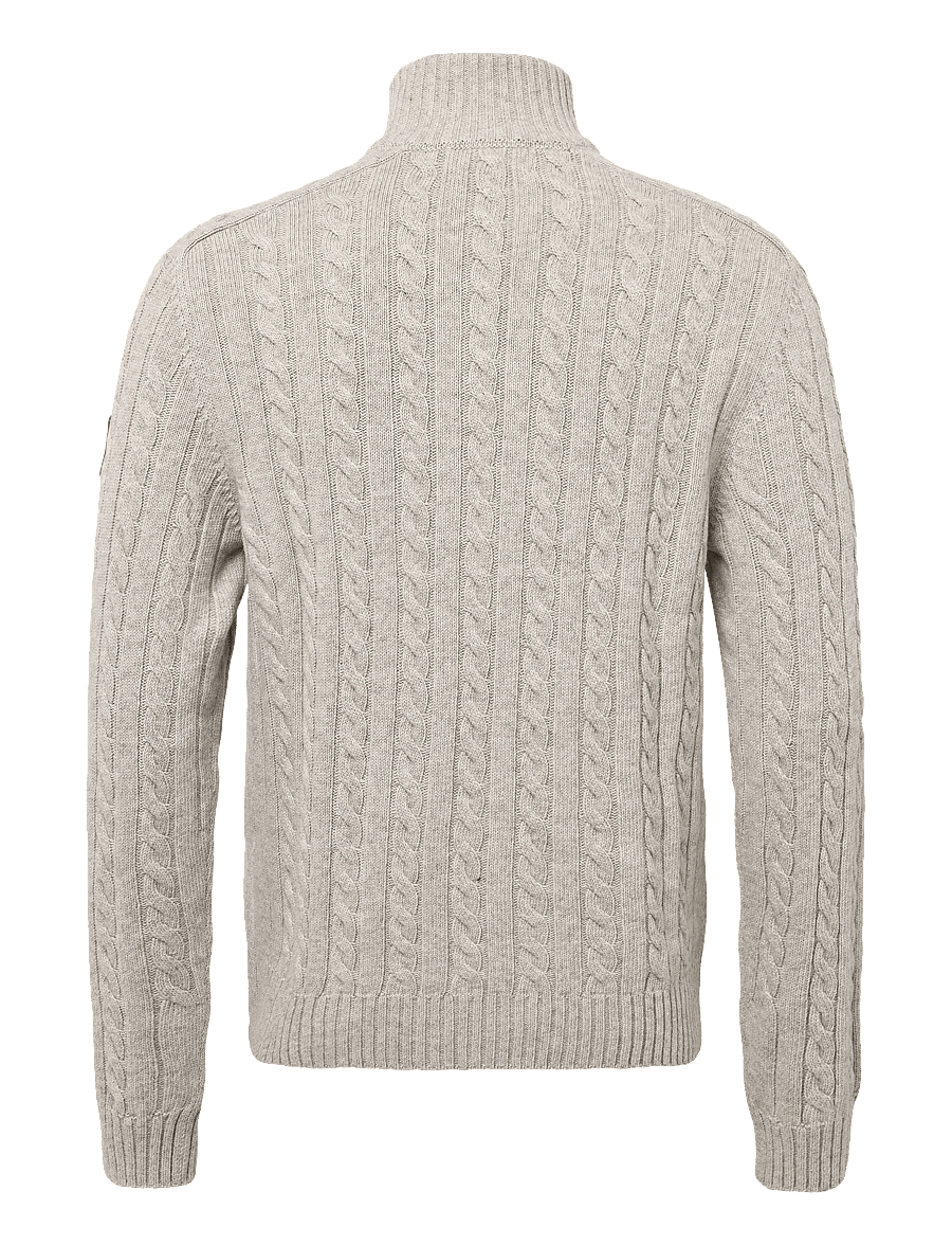 Belstaff - WESTPORT Q ZIP Pale Stone - half zip-tröjor - pale stone - 2